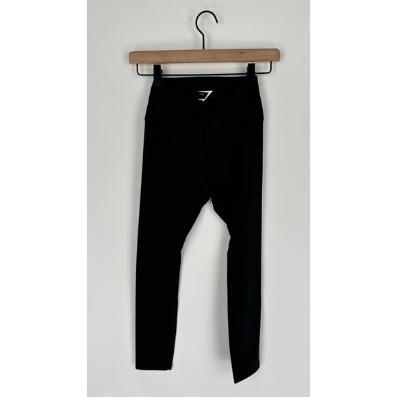 GymShark High Rise Training Leggings Womens XS Black White New Athletic B2A8F - Picture 6 of 11